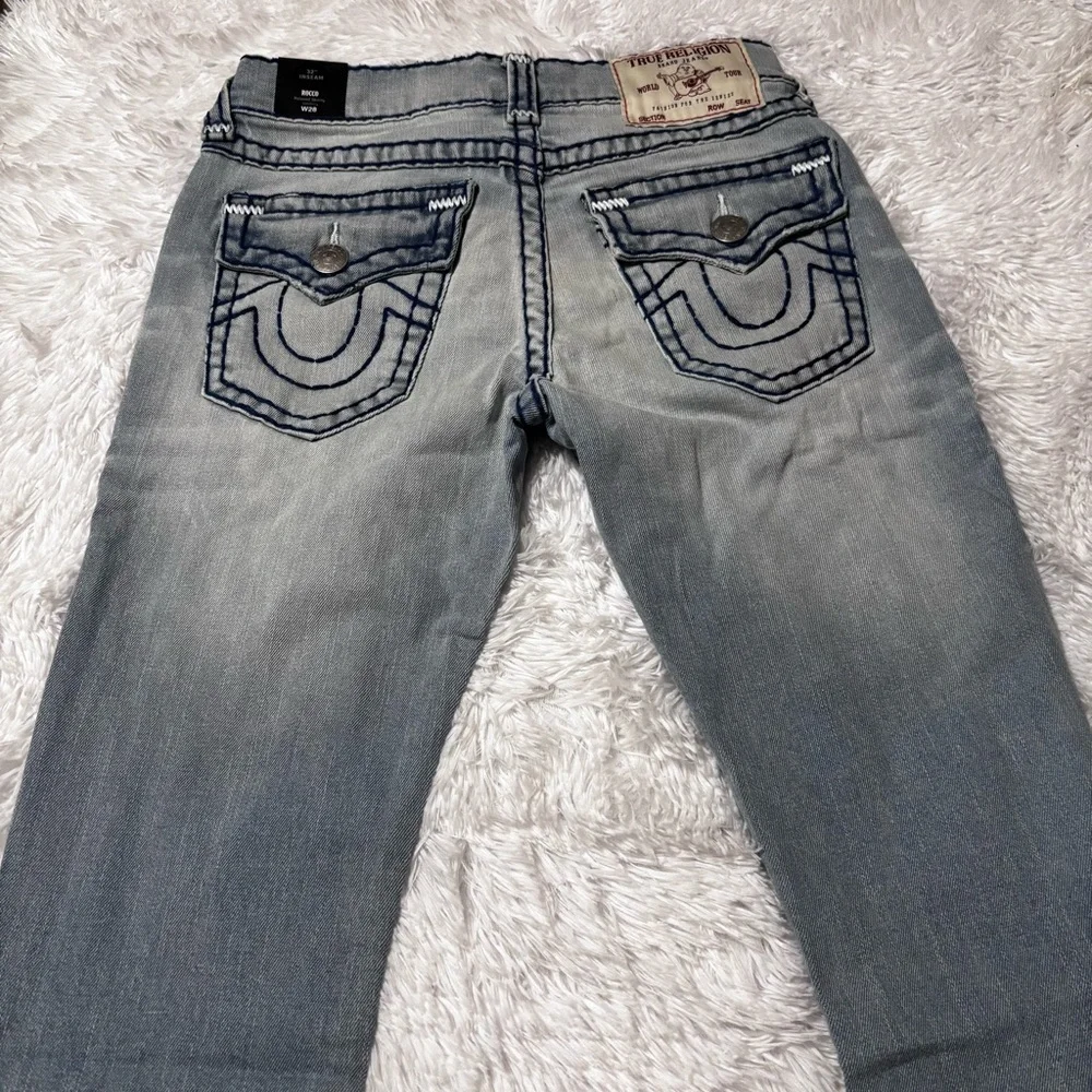 True Religion Men's Slim Jeans - Sky Blue